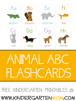 Animal Chart For Kindergarten