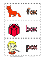 OX Word Family Printables - Kindergarten Mom