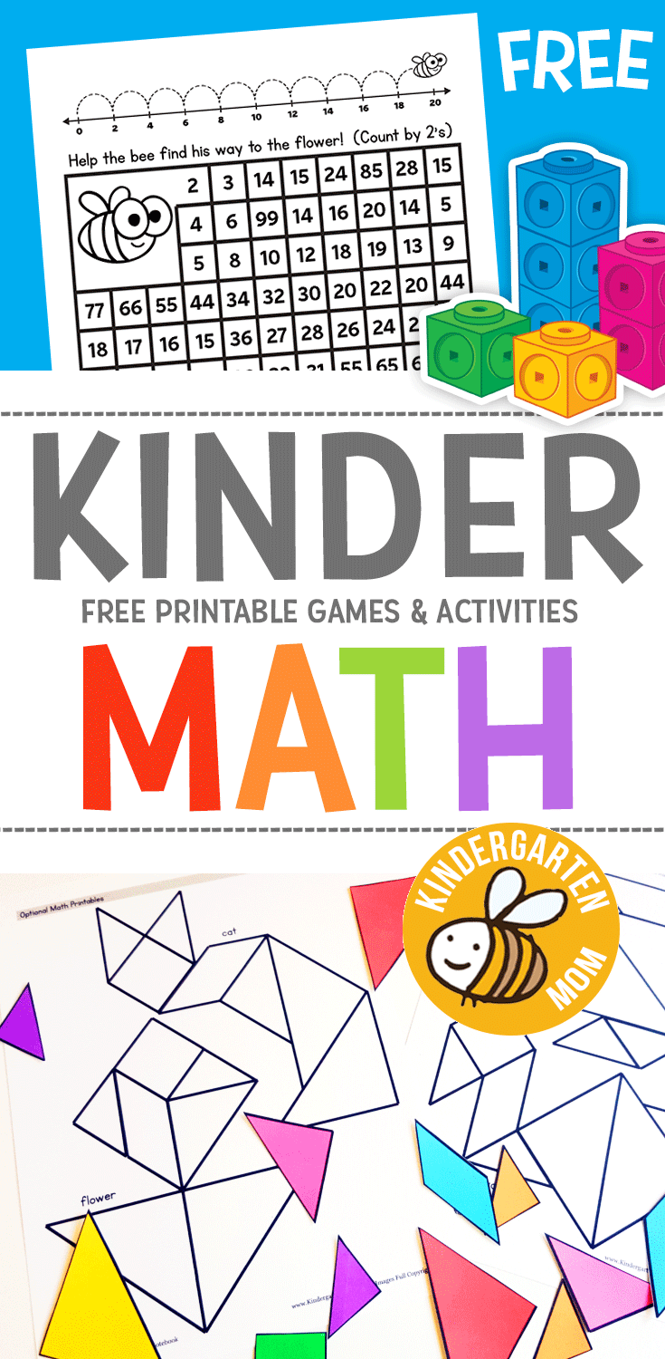 kindergarten math worksheets printable