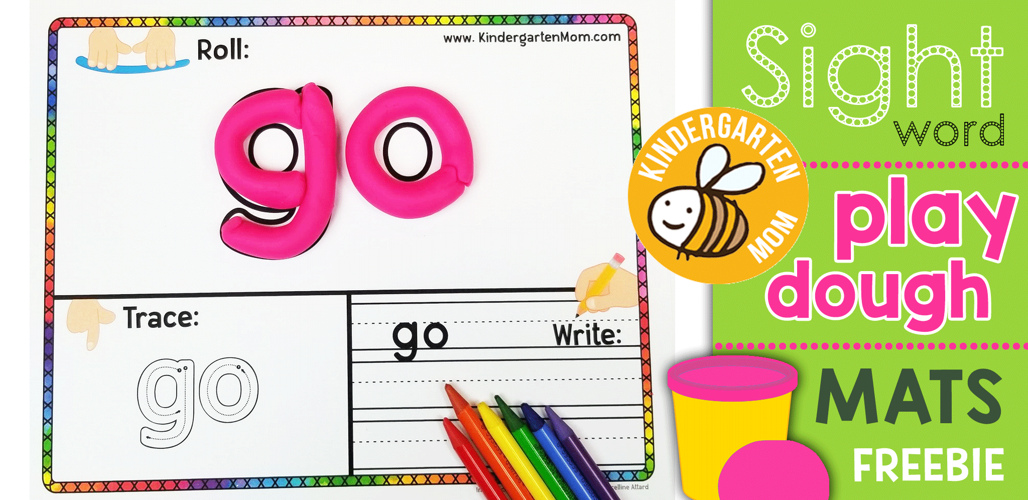 Editable Playdoh Sight Word Mats Play Dough Kindergarten Preschool Sight Word Activity
