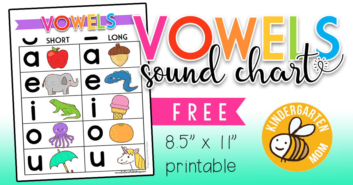 free vowel charts worksheets printables