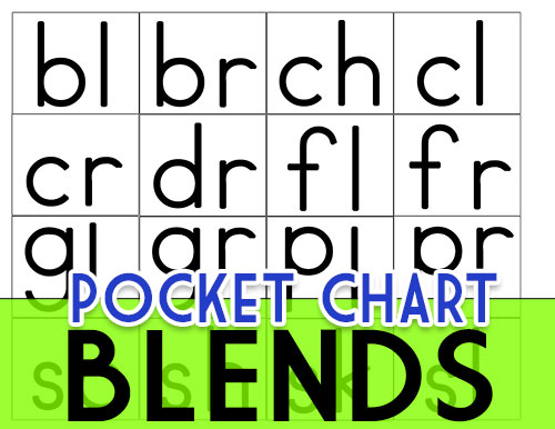 Blends Chart For Kindergarten