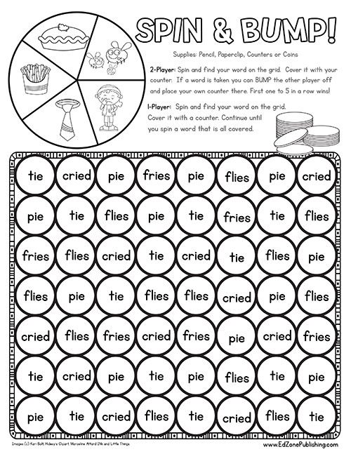 Spinning word. Ee reading game. Short Vowels Board game. Spin game. CVC Words Board game.