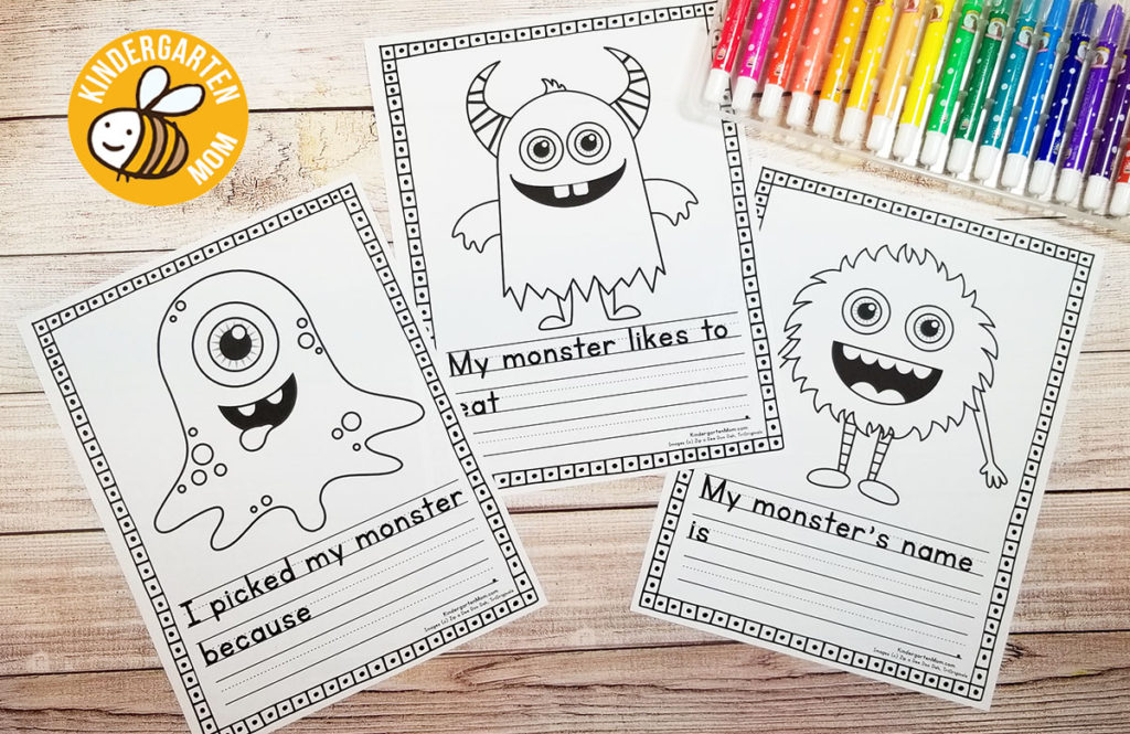 kindergarten-writing-prompts-monster-themes-kindergarten-mom