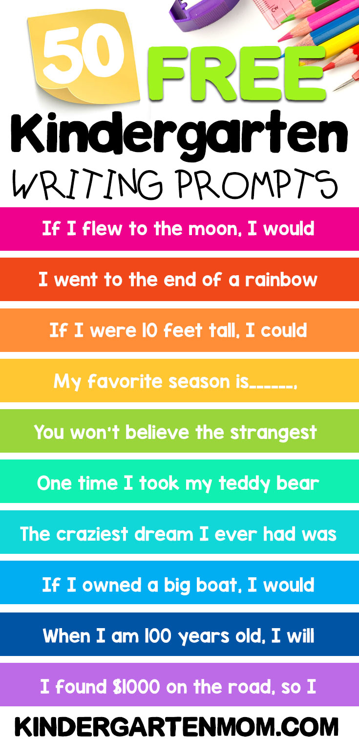 FreeKindergartenWritingPrompts - Kindergarten Mom