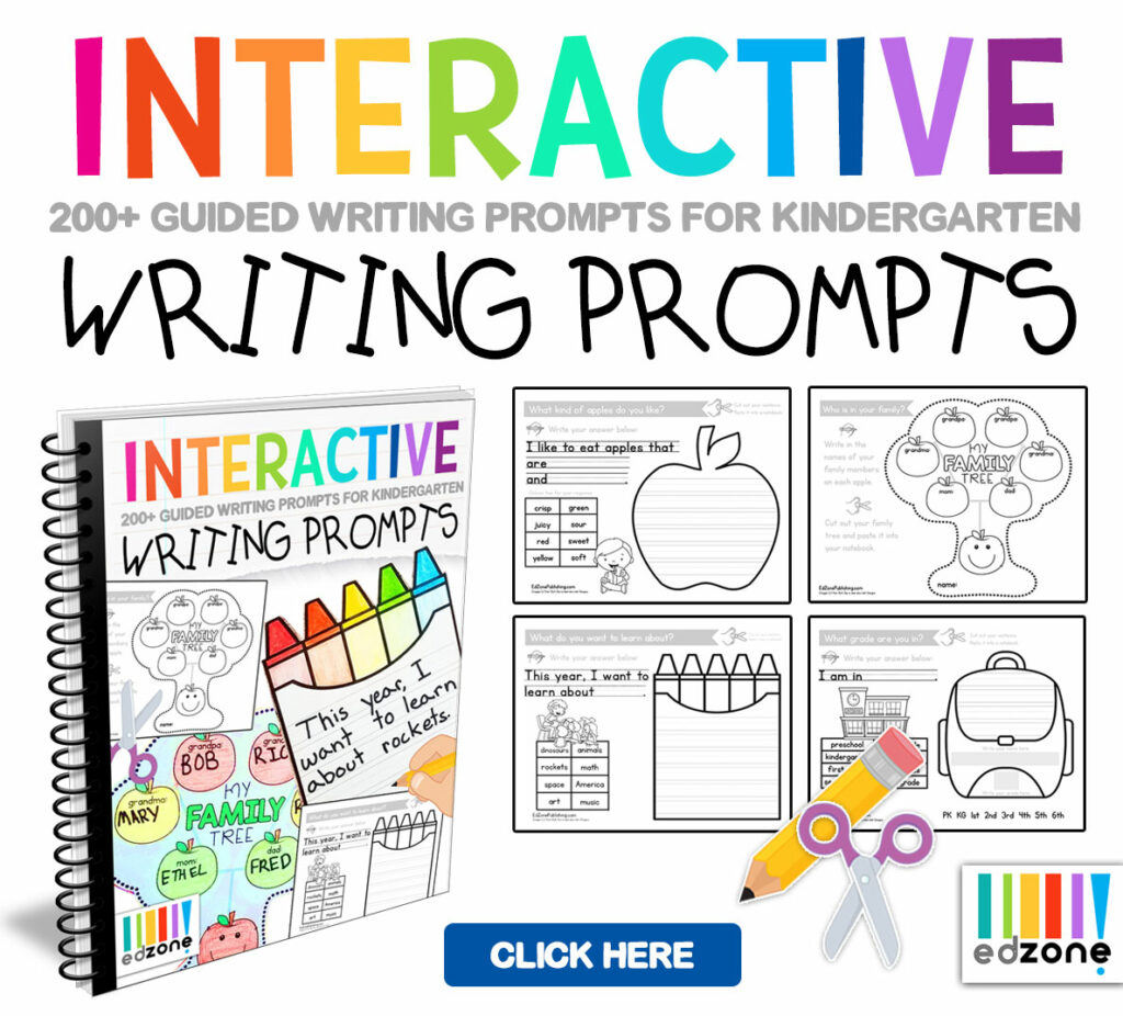 free kindergarten writing prompts kindergarten mom