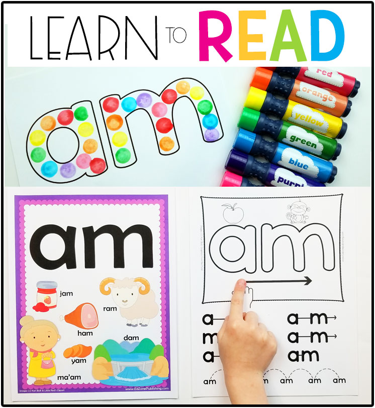 Phonics Worksheets - Kindergarten Mom