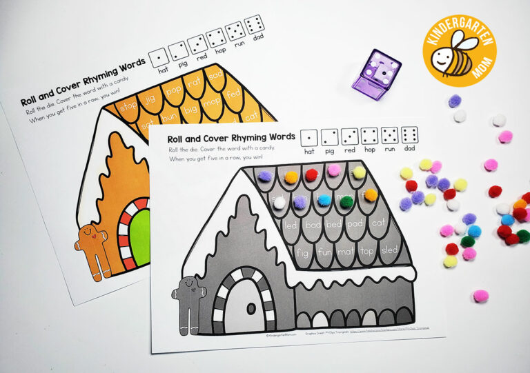 Rhyming Word Games for Kindergarten - Kindergarten Mom