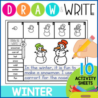 Free Directed Drawing Worksheets - Kindergarten Mom