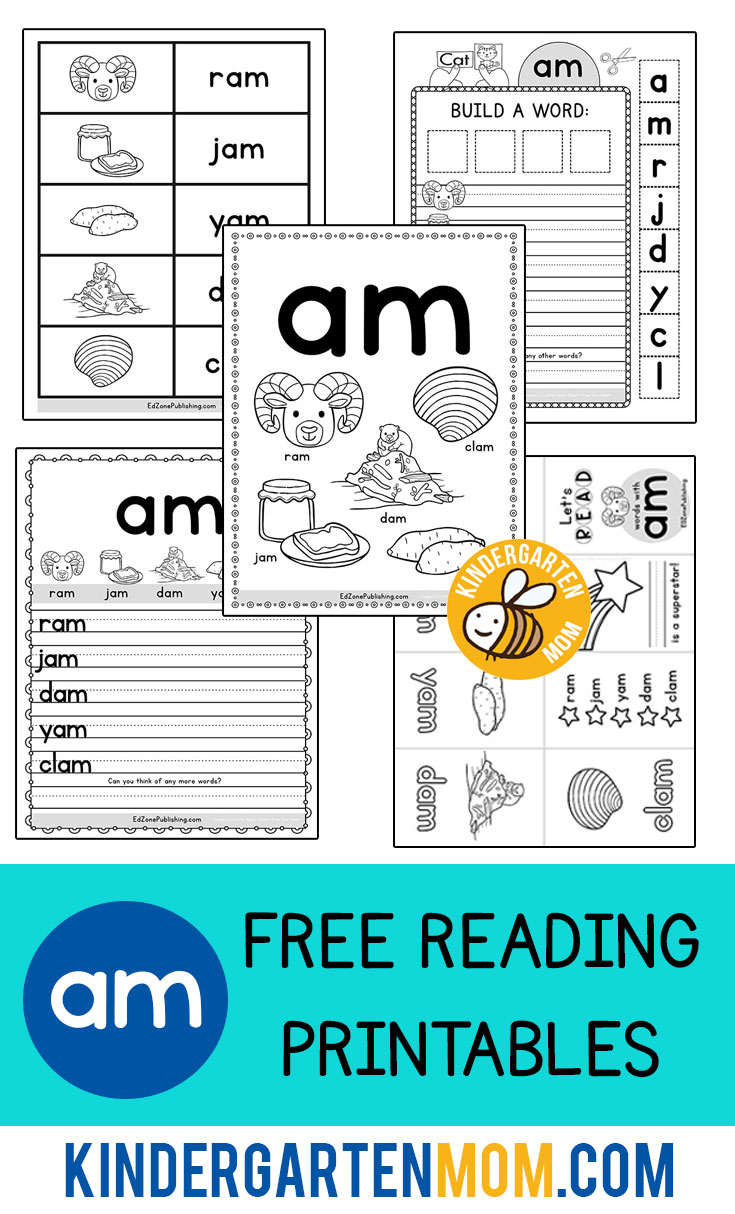 FreeReadingWorksheets - Kindergarten Mom