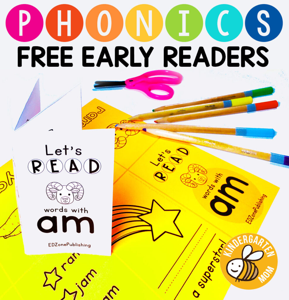 phonics homework for kindergarten