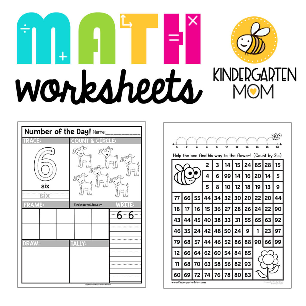 kindergarten worksheets kindergarten mom