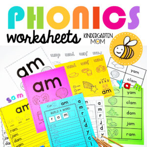 KindergartenPhonicsWorksheets - Kindergarten Mom