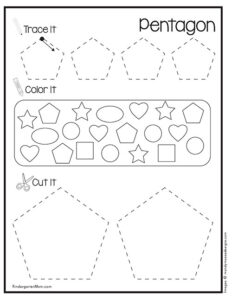 Shape Worksheets - Kindergarten Mom