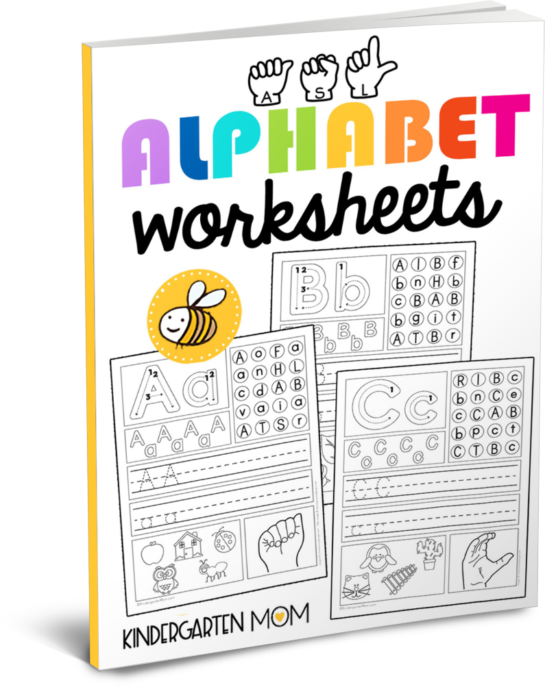 printable beginner kindergarten alphabet worksheets printable