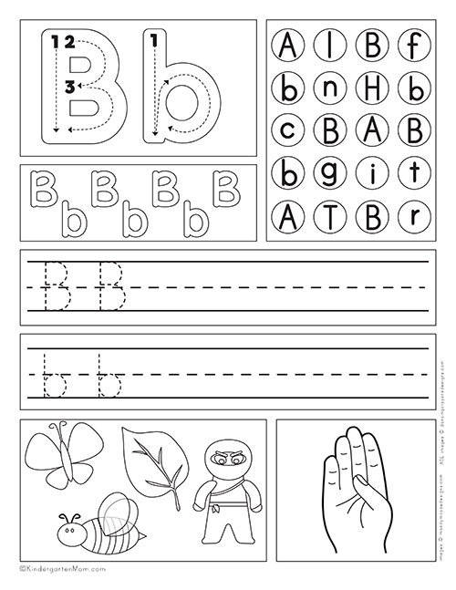 Kindergarten Alphabet Worksheets - Kindergarten Mom