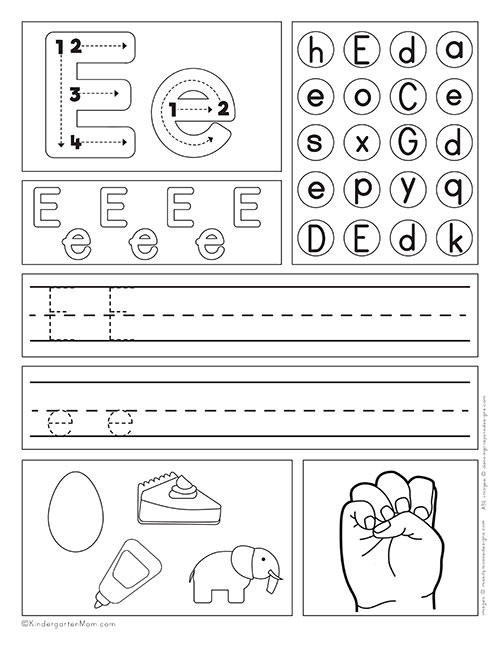 Kindergarten Alphabet Worksheets - Kindergarten Mom