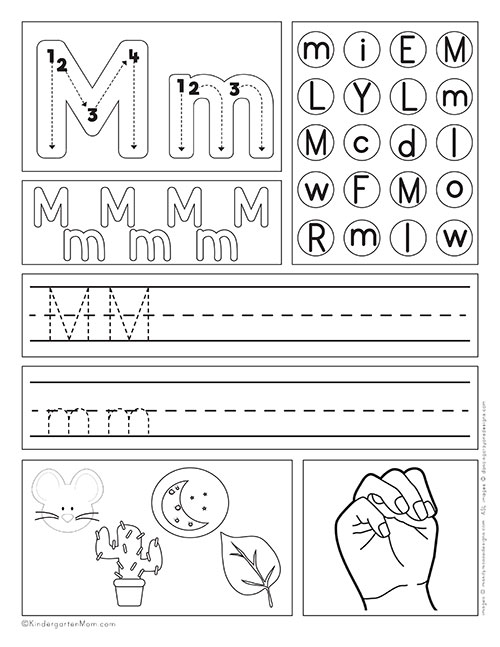 Kindergarten Alphabet Worksheets Kindergarten Mom