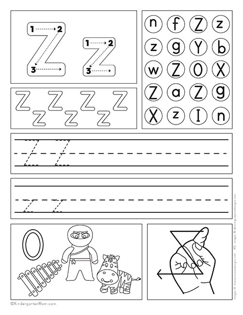 kindergarten alphabet worksheets kindergarten mom