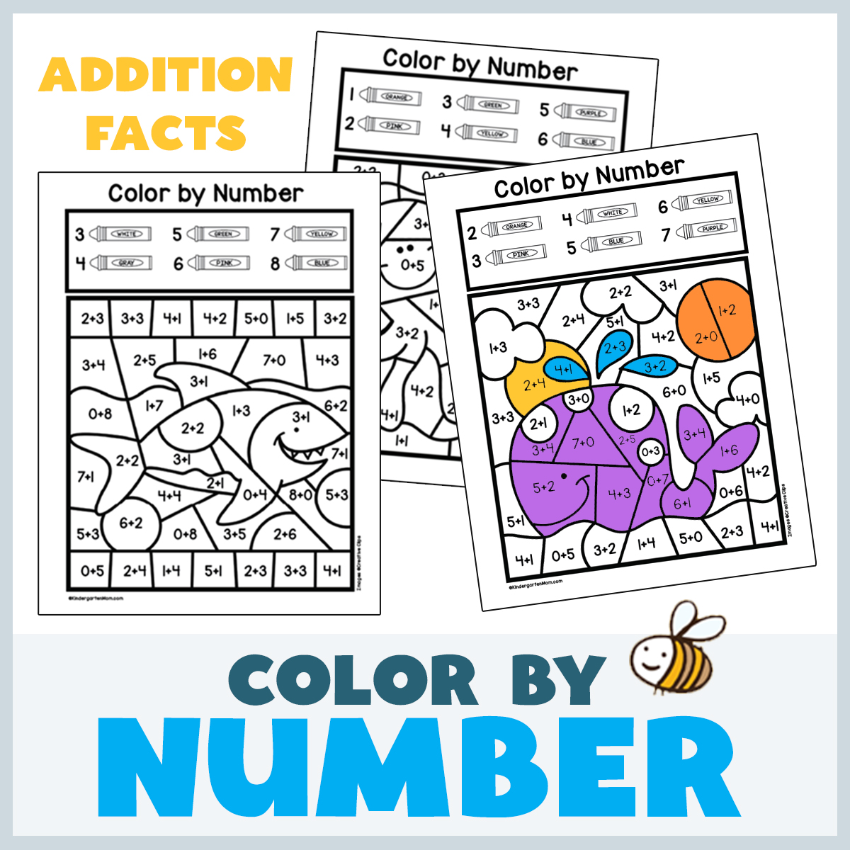 Color By Number Worksheets