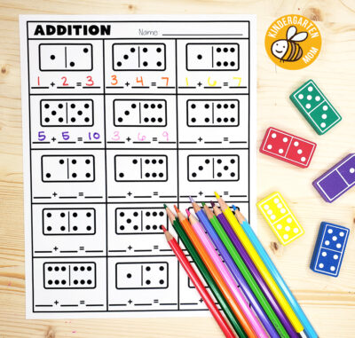 Addition Worksheets for Kindergarten - Kindergarten Mom