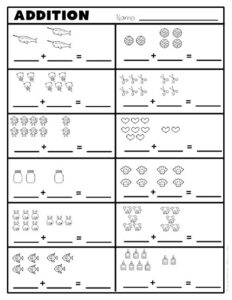 KindergartenMathWorksheetsAdditionSentences - Kindergarten Mom