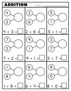 KindergartenMathWorksheetsNumberBonds - Kindergarten Mom