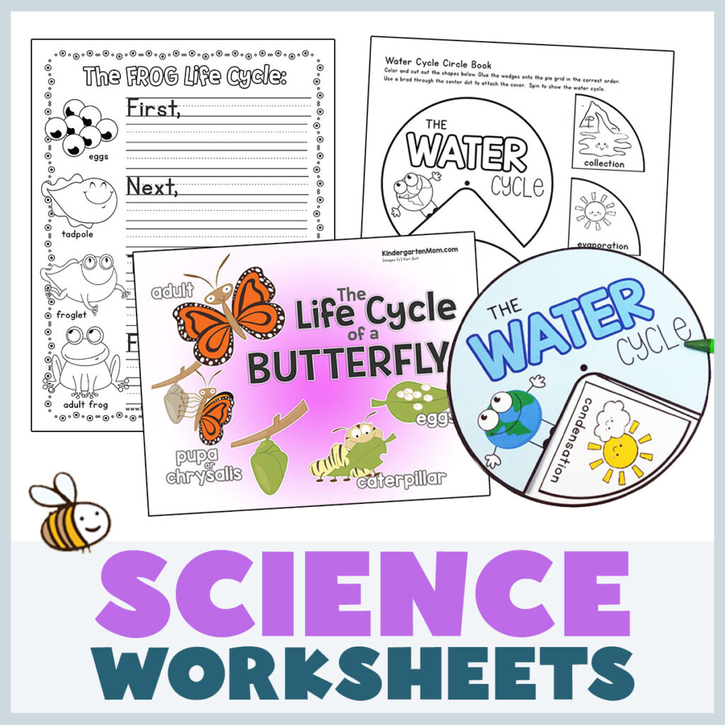 kindergarten homework worksheets