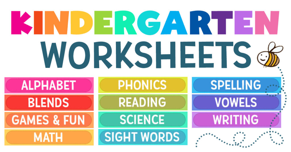 kindergarten worksheets kindergarten mom