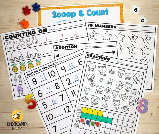 Kindergarten Counting Worksheets - Kindergarten Mom