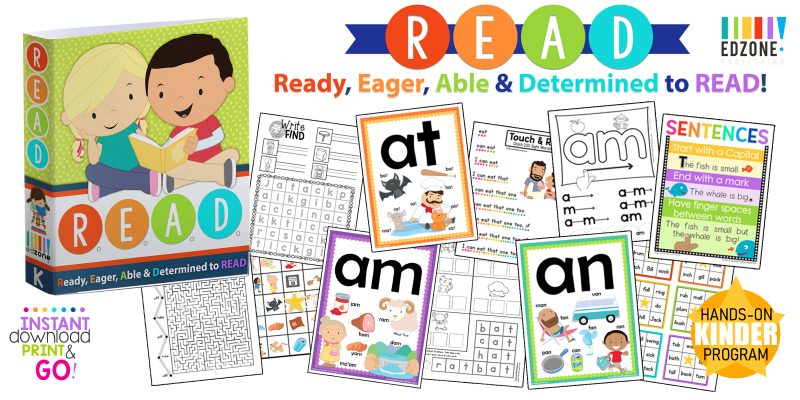 AB Word Family Worksheets - Kindergarten Mom