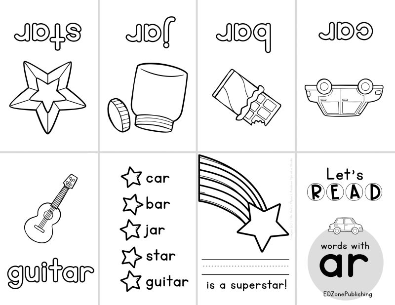 AR Word Family Worksheets - Kindergarten Mom